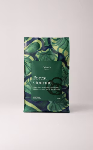 Olivers Signature Forest Gourmet- pärlhöna, kanin, öring 4 kg,10 kg Spannmålsfri