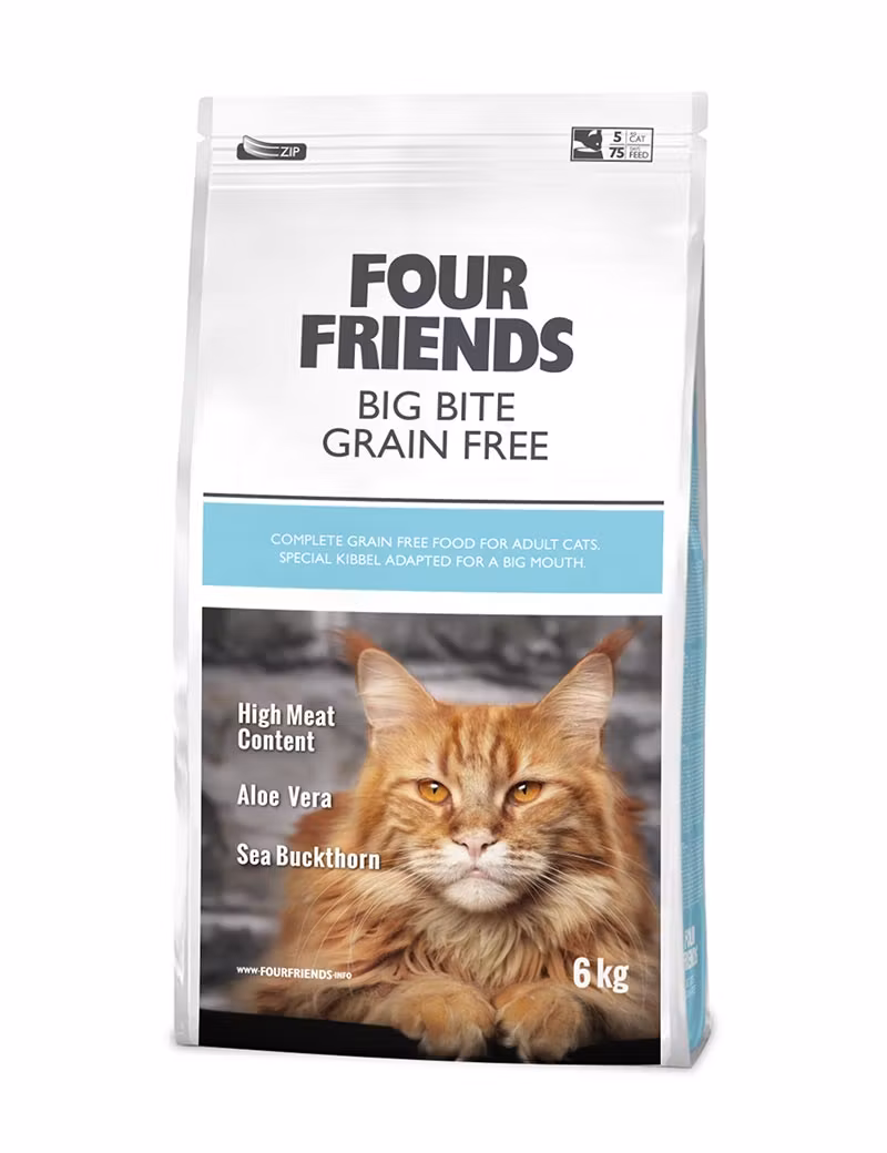 Four Friends Big Bite Cat Grain Free 6 kg