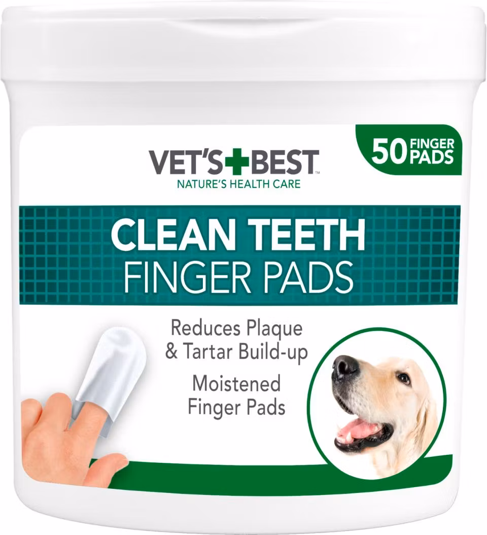 Vets Best Clean fingertandborste 50 st