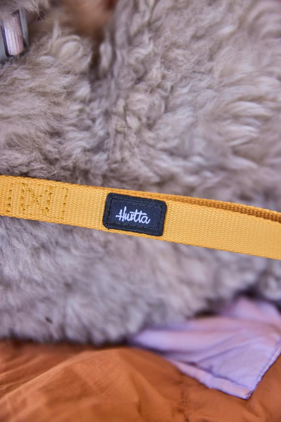 Hurtta Seeker Standard hundkoppel. Honey.180 cm/15 mm