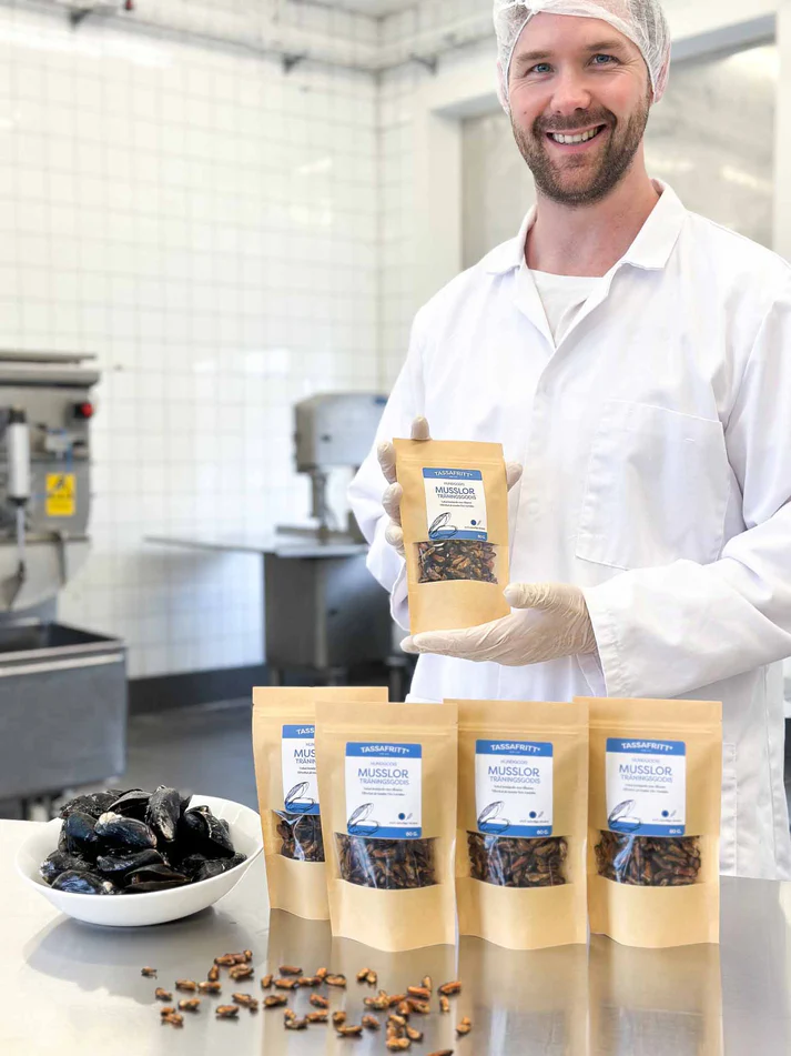 TassaFritt Naturligt Hundgodis Musslor 80 gr