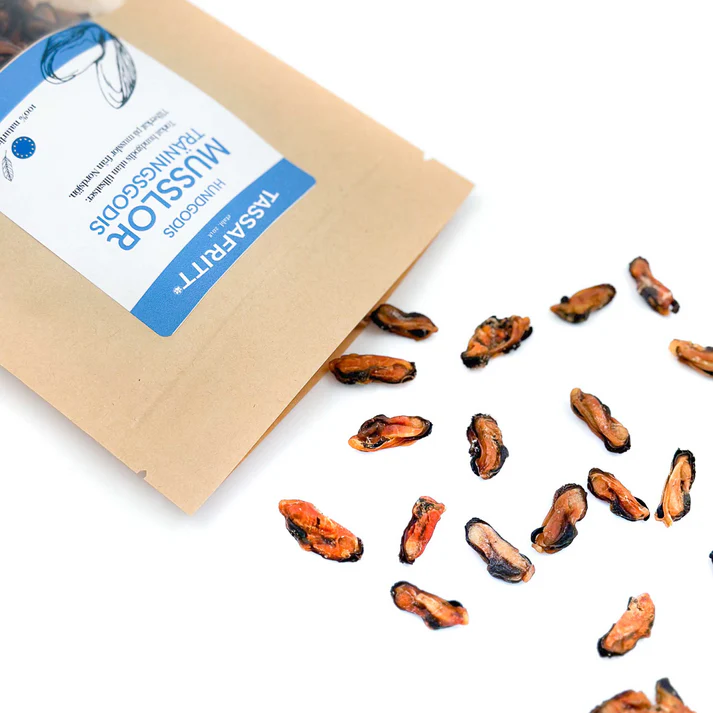 TassaFritt Naturligt Hundgodis Musslor 80 gr