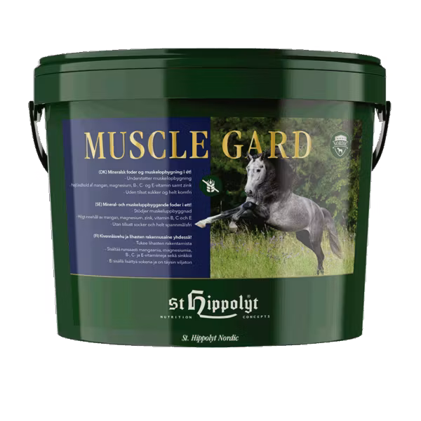St Hippolyt Muscle Gard, 10 kg- Mineralfoder och muskeluppbyggnad