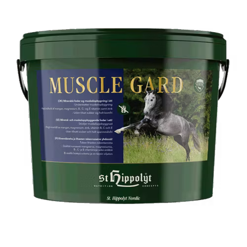 St Hippolyt Muscle Gard, 10 kg- Mineralfoder och muskeluppbyggnad