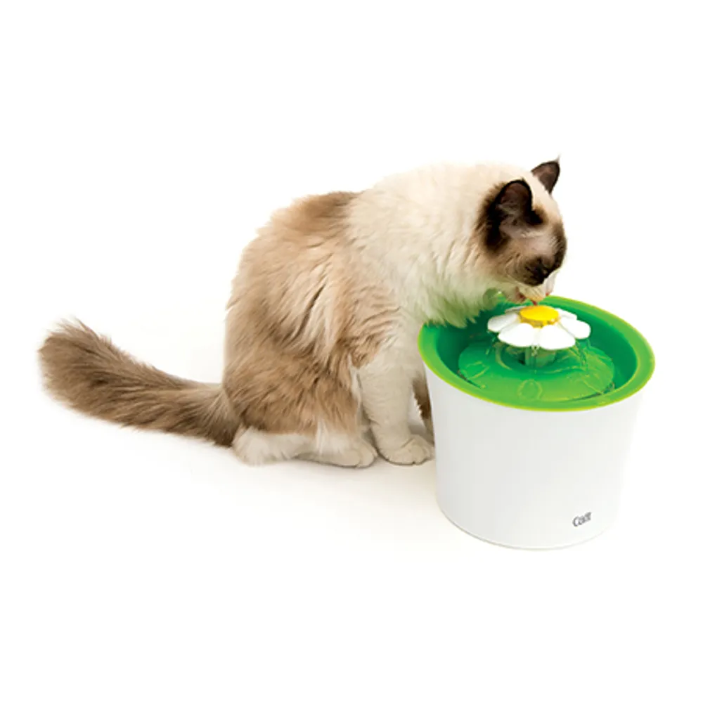 Vattenfontän Catit Flower 3 l- Dricksfontän för katter