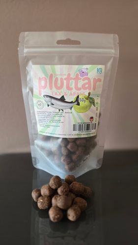 Nom Noms Pluttar - Lax & Äpple 150g - glutenfri