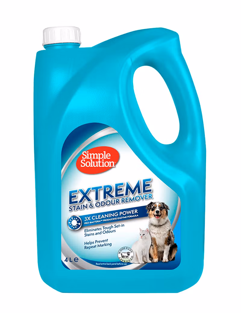 Simple Solution Extreme Stain & Odour Remover for Dogs & Cats 4 liter