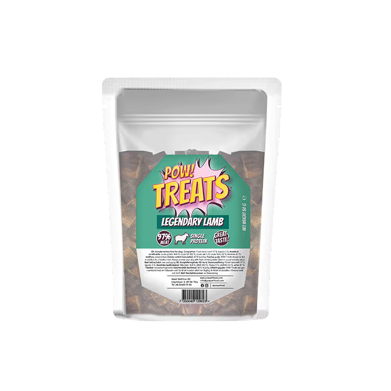 POW Treats Legendary Lamb- godis av 97 % lamm -  50 gr/400 gr