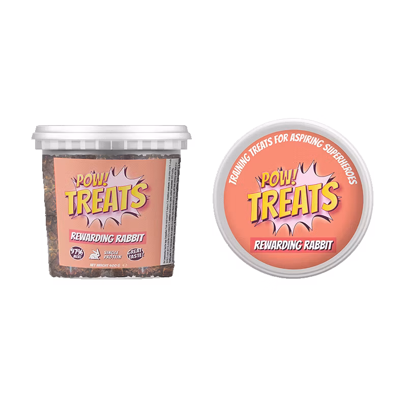POW Treats Rewarding Rabbit- godis av 97 % kanin -  50 gr/400 gr