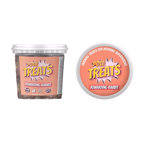 POW Treats Rewarding Rabbit- godis av 97 % kanin -  50 gr/400 gr