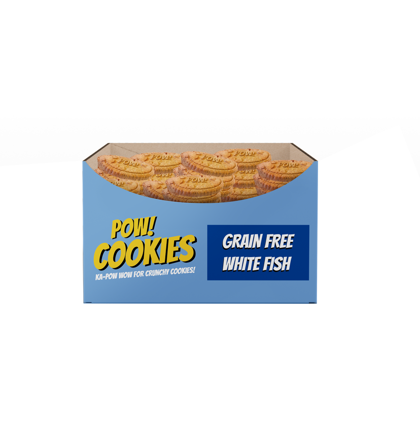 POW Cookie Grain free White Fish- sockerfritt LÖSVIKT/100 gr
