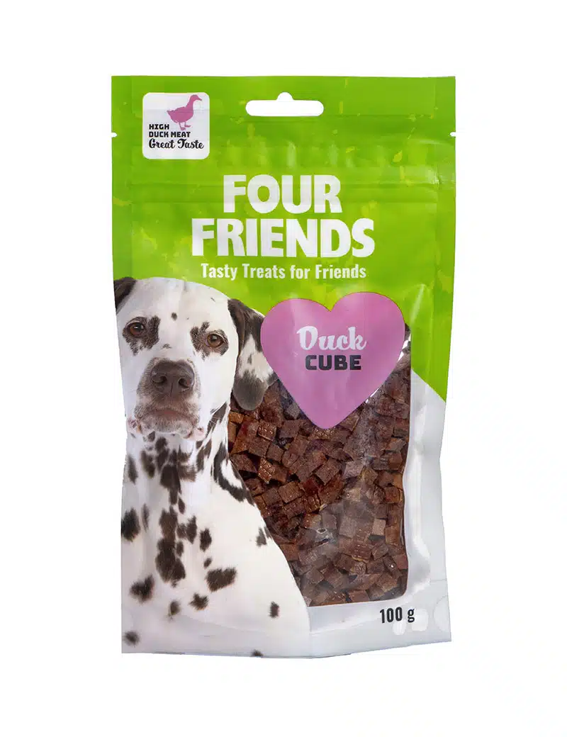 Four Friends Duck Cubes- anka. Spannmålsfritt 100g/400g
