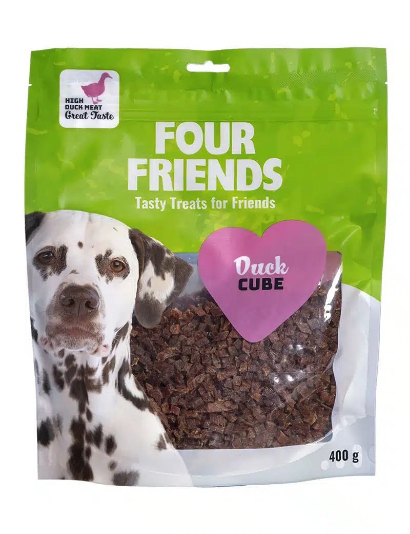 Four Friends Duck Cubes- anka. Spannmålsfritt 100g/400g