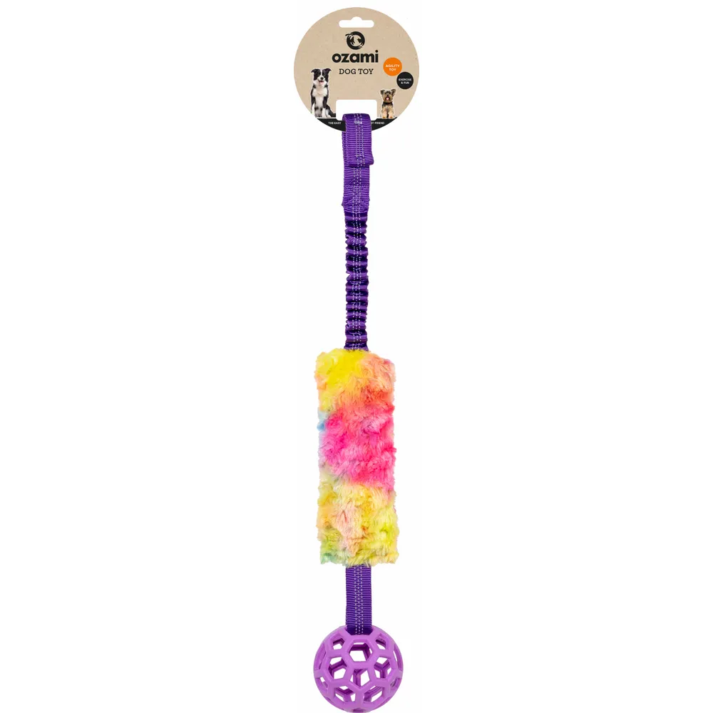 Play-n-tug Short Fur Unicorn- med elastiskt band 65cm