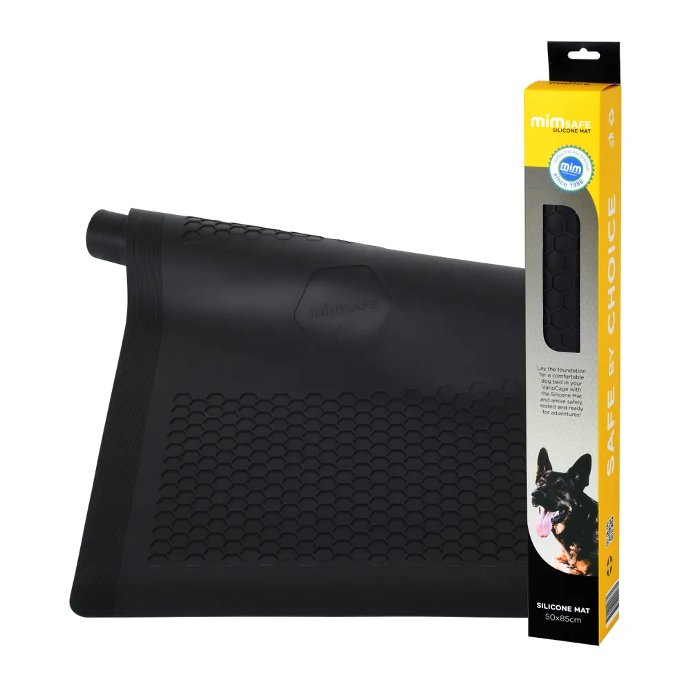 MIM Safe Burmatta Siliconmatta Svart 50x80cm