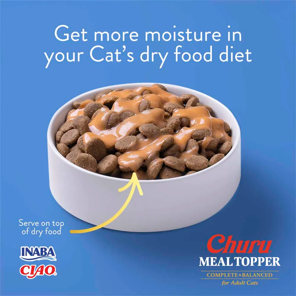 Churu Cat Meal Topper Tuna/Salmon - fodertopping 4 st