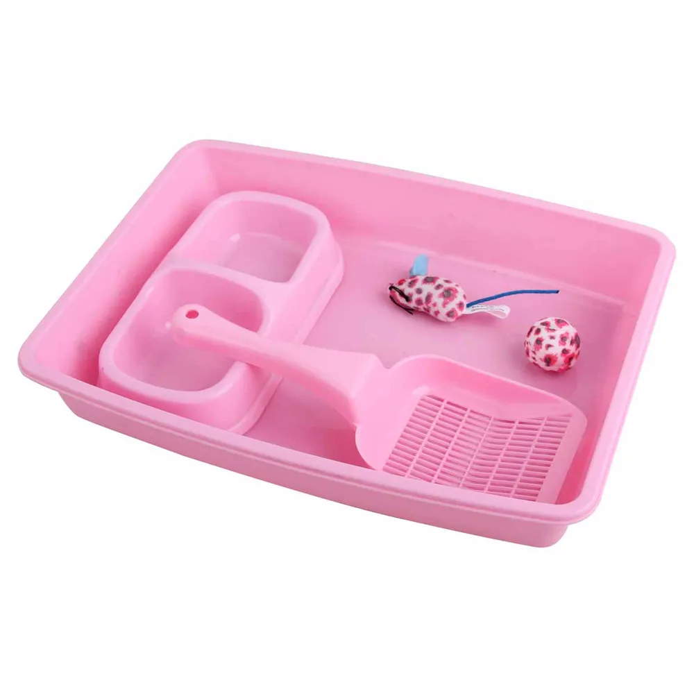 Kattunge Starterkit rosa 37x27cm