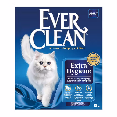 Ever Clean® Extra Hygien Unscented (Oparfymerad) kattsand10 kg