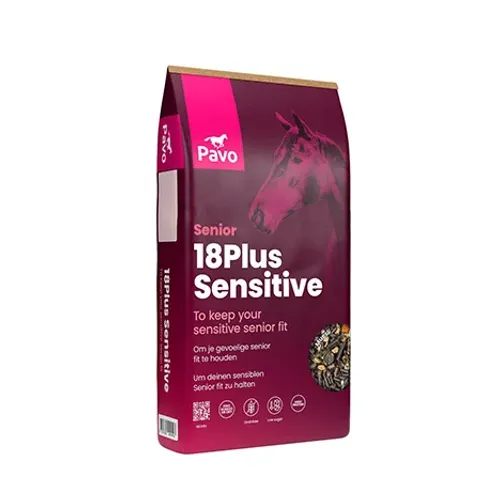 Pavo 18Plus 15 kg- Müsli för att hålla din äldre häst i toppform