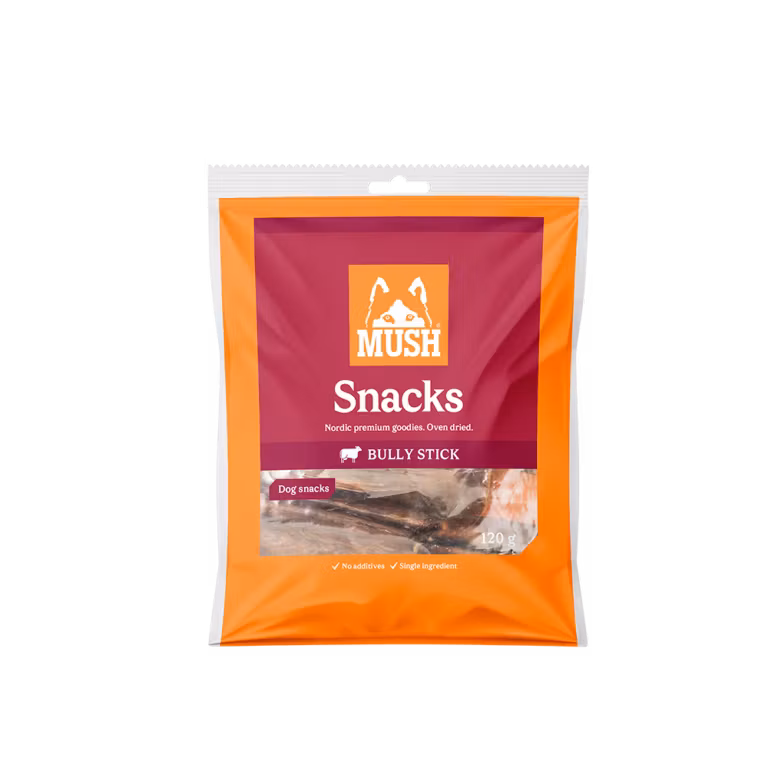 MUSH Bully stick- Tjurmuskel 120 gr