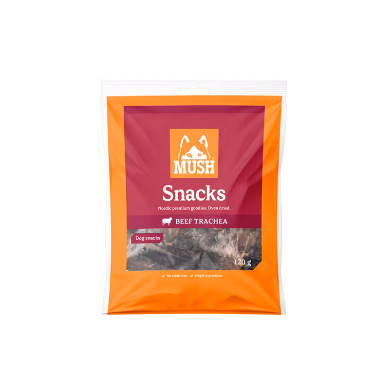 MUSH Beef trachea- Nötluftstrupe 120 gr