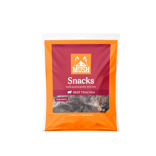 MUSH Beef trachea- Nötluftstrupe 120 gr