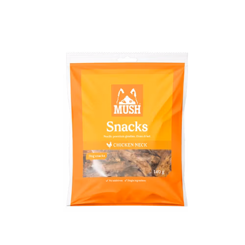 MUSH Chicken neck- Kycklinghals 140 gr