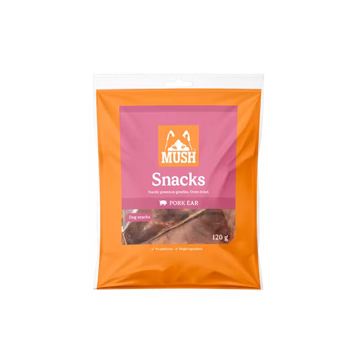 MUSH Pork ear- Grisöra 120 gr