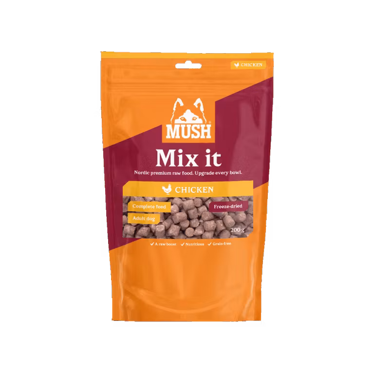 MUSH Mix it Freeze-Dried Chicken Helfoder (kyckling) 200 gr