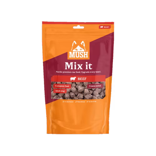 MUSH Mix it Freeze-Dried Beef Helfoder (nöt) 200 gr