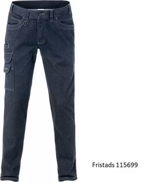 Fristads 2501 SERVICEJEANS STRETCH Svart
