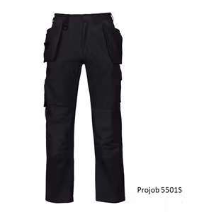 ProJob 5501 Midjebyxa Svart