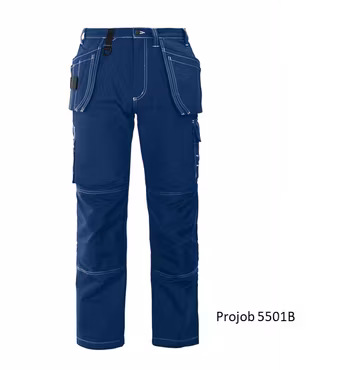 ProJob 5501 Midjebyxa Blå