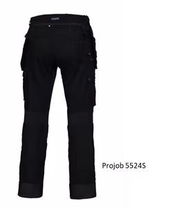 ProJob 5524 Midjebyxa Extreme Svart