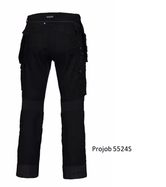 ProJob 5524 Midjebyxa Extreme Svart