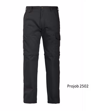 ProJob 2502 Midjebyxa ZIP OFF Svart ✩