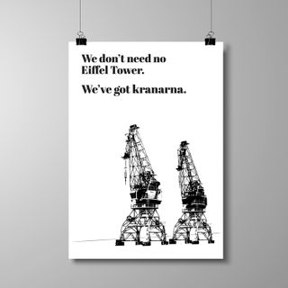 Poster 50x70 cm - "We've got kranarna"