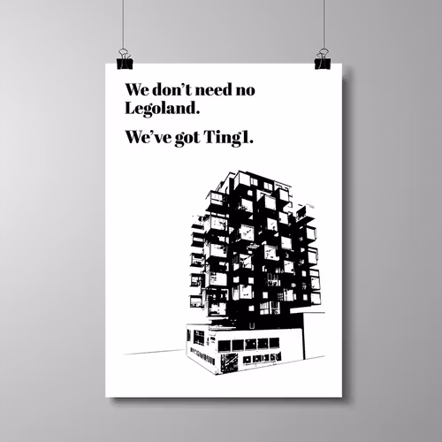 Poster 50x70 cm - "We've got Ting1"