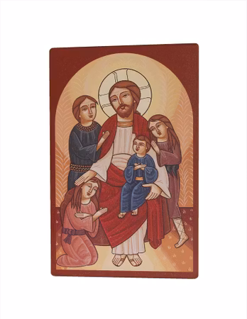 Jesus välsignar barnen (koptisk)