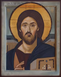 Kristus av Sinai (blå)