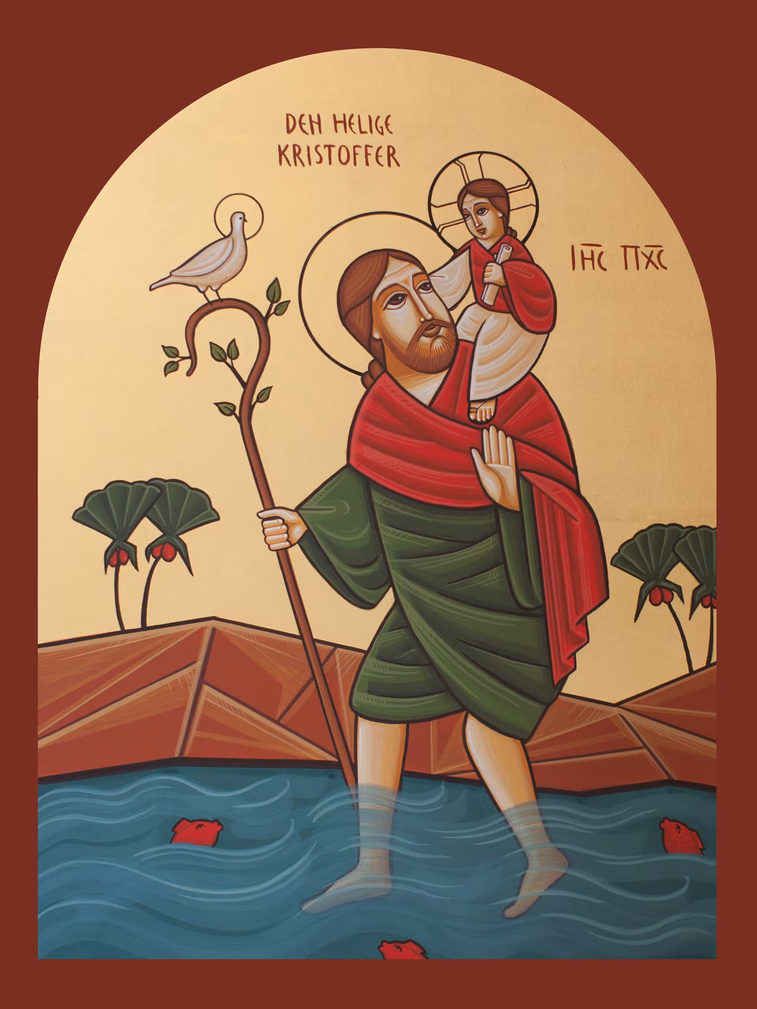 Den helige Kristoffer (koptisk)