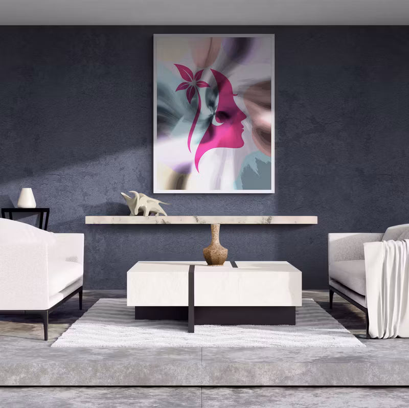 Graphic Art "Life dances and smiles"