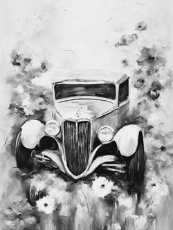 Graphic Art "Old time holds fast"