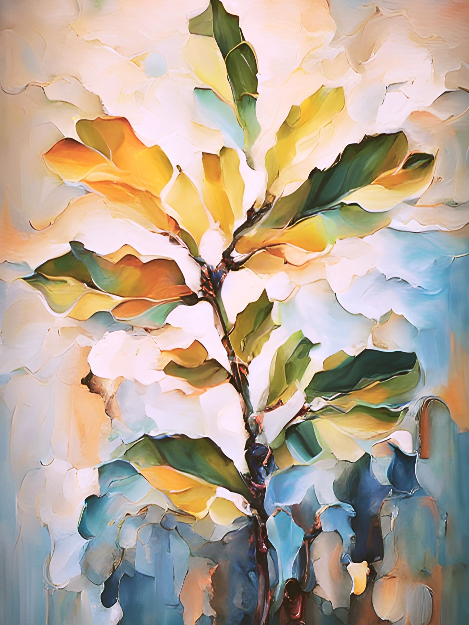 Graphic Art "Life gives a happy giver more abundance"