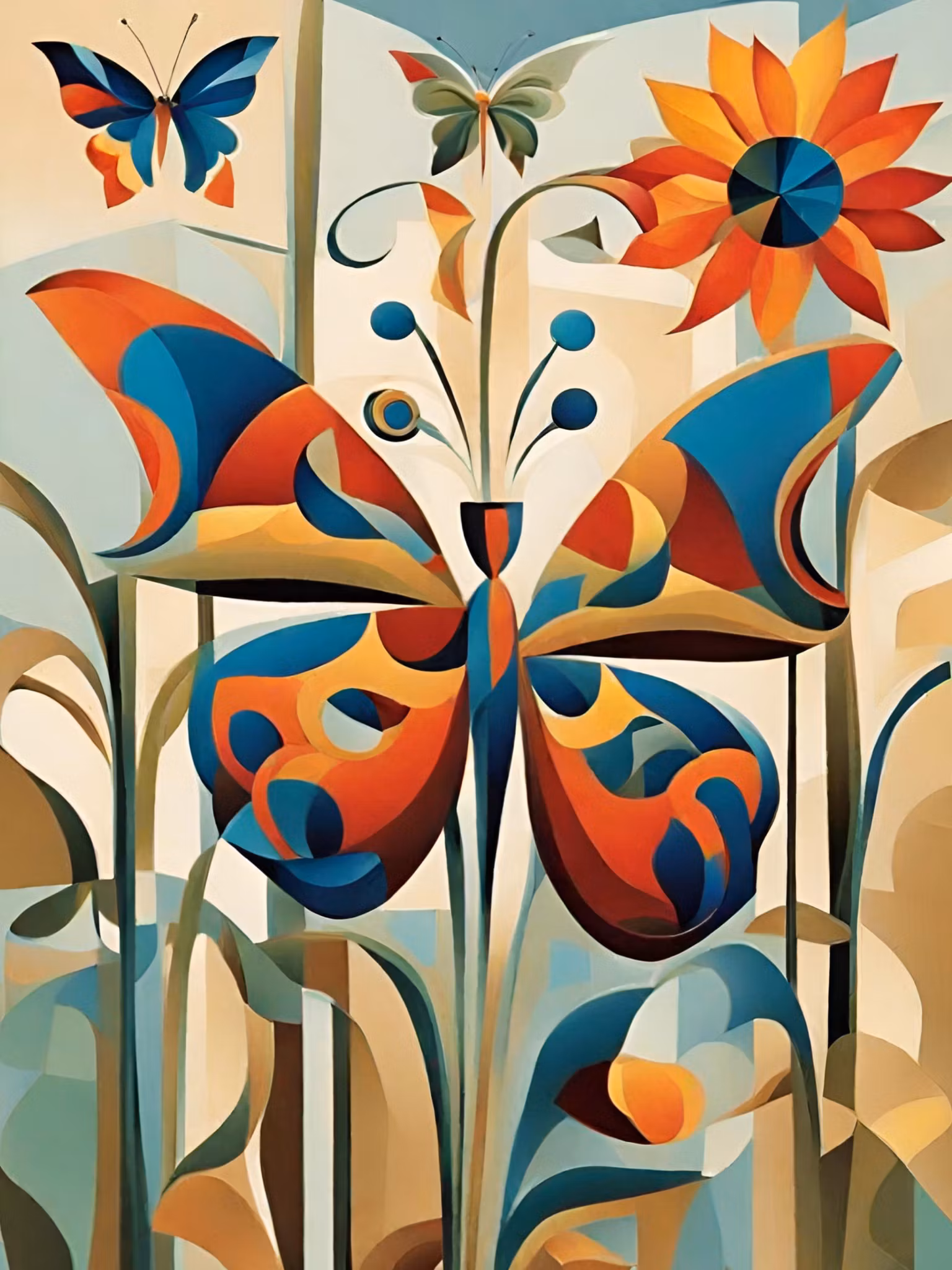 Graphic Art "Spiritually independent, calm and harmonious"