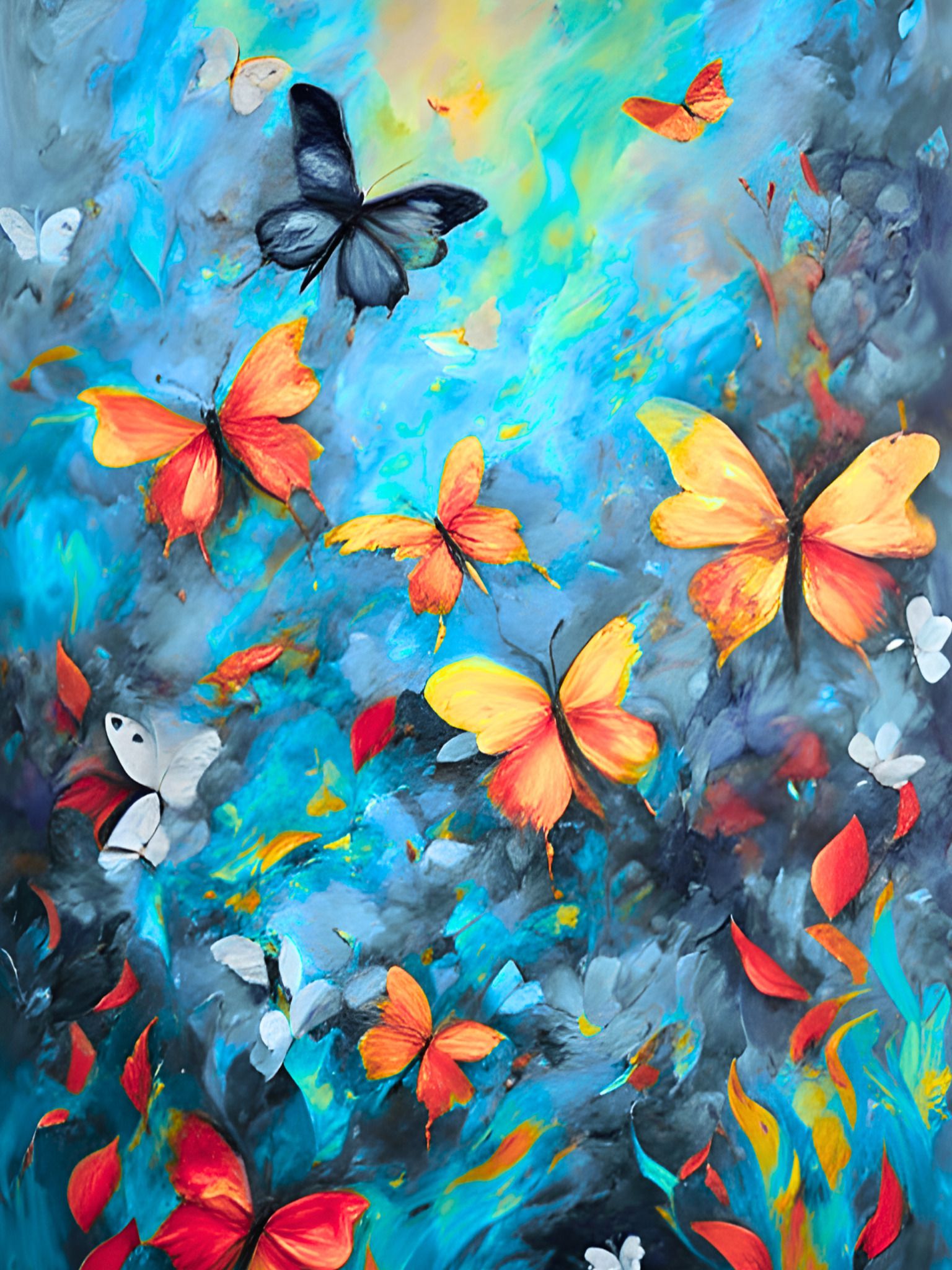 Graphic Art "A friendly universe"