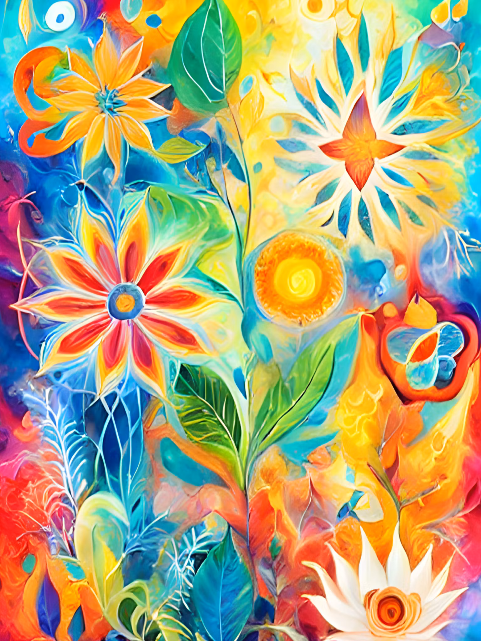 Graphic Art "Flower language"