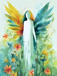 Graphic Art "The universe reflects our thoughts"