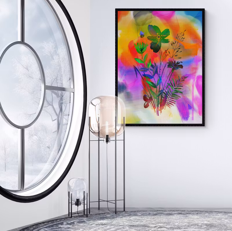 Graphic Art by Pär "A positive mind becomes a colorful palette"