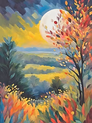Graphic Art "My spiritual light gives me courage"